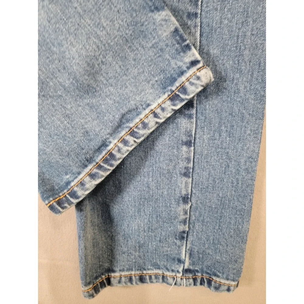Levi's 505 Regular Fit Jeans Mens 32x32 Blue Straight Leg Stretch Denim Pants